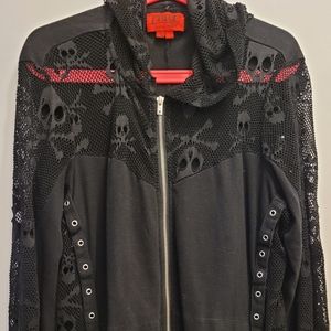 Tripp Zip Skull Hoodie